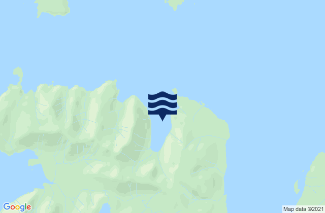 Mappa delle Getijden in Steamboat Bay, United States