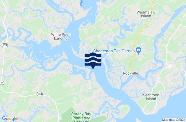 Mappa delle Getijden in Steamboat Landing (Steamboat Creek), United States