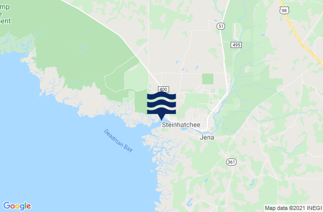 Mappa delle Getijden in Steinhatchee River Ent. (Deadman Bay), United States