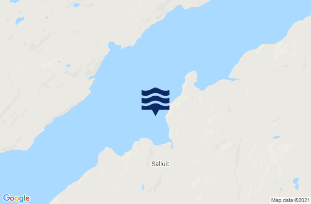 Mappa delle Getijden in Sugluk, Canada