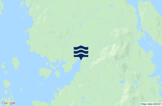 Mappa delle Getijden in Sukkwan Island, United States