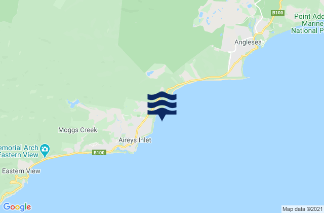 Mappa delle Getijden in Sunnymeade Beach, Australia