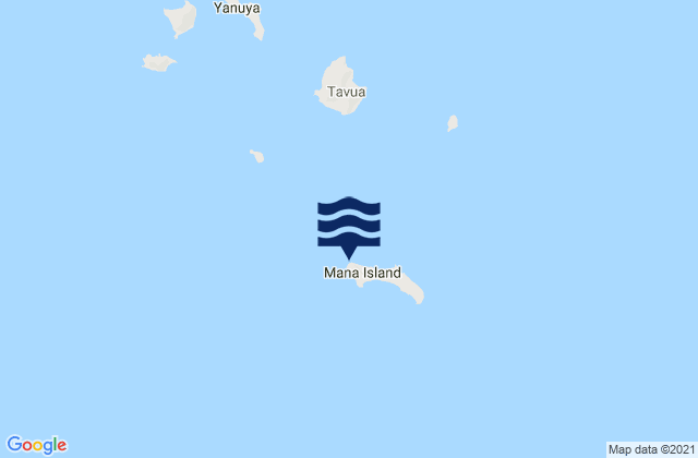 Mappa delle Getijden in Sunset Beach, Fiji