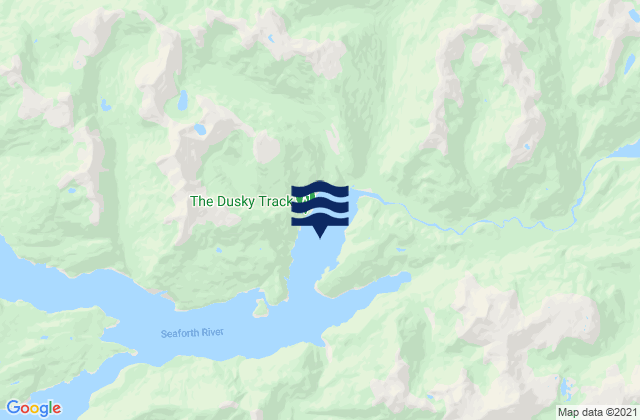Mappa delle Getijden in Supper Cove, New Zealand