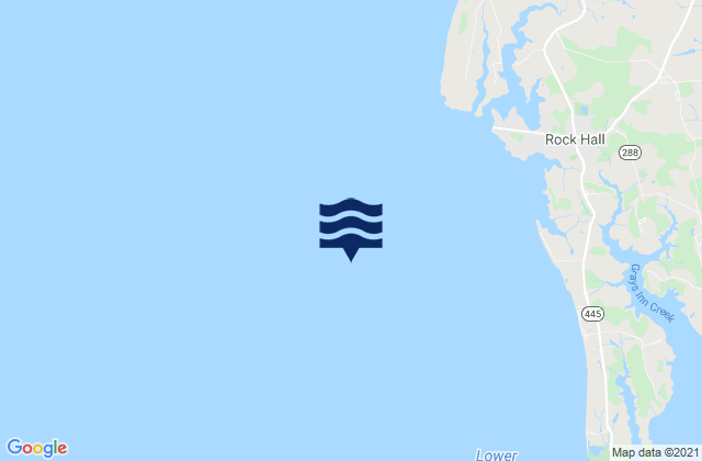 Mappa delle Getijden in Swan Point 2.7 n.mi. SW of, United States