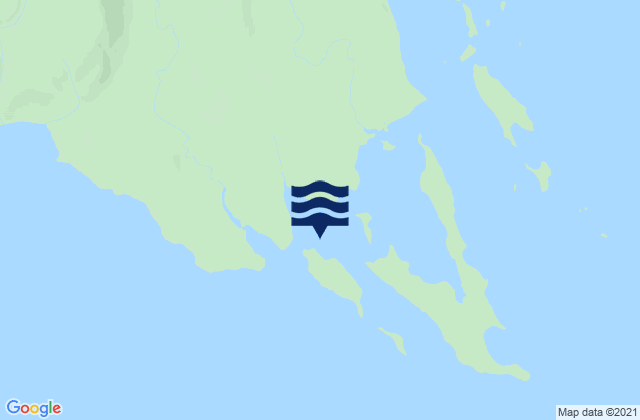 Mappa delle Getijden in Swanson Harbor, United States