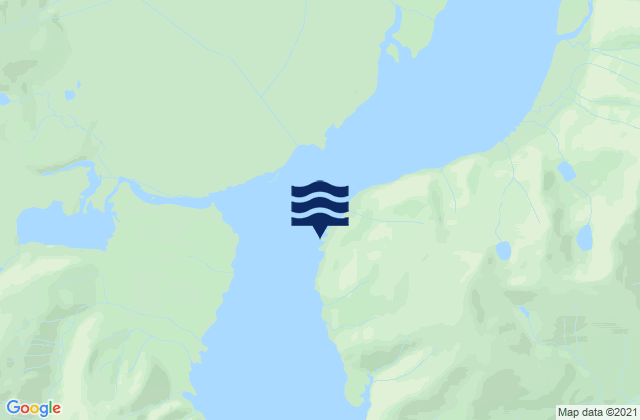 Mappa delle Getijden in Taku Point Taku Inlet, United States