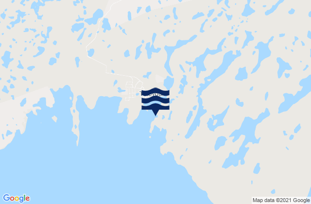 Mappa delle Getijden in Taloyoak, Canada