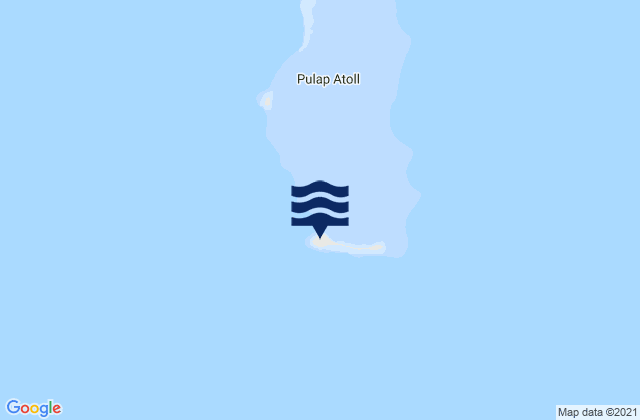 Mappa delle Getijden in Tamatam Municipality, Micronesia