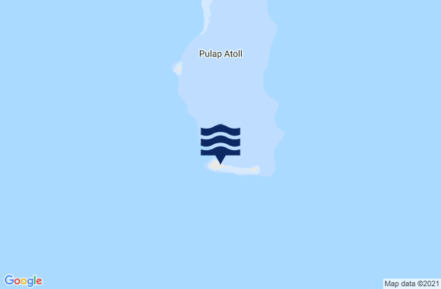 Mappa delle Getijden in Tamatam, Micronesia