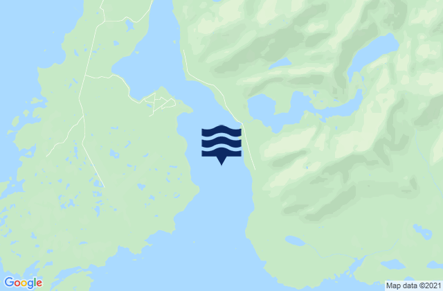 Mappa delle Getijden in Tamgas Harbor, United States