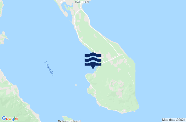 Mappa delle Getijden in Tamisan, Philippines