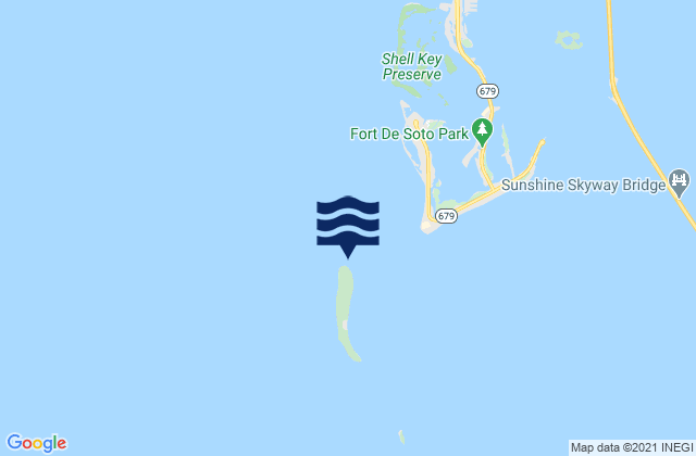 Mappa delle Getijden in Tampa Bay Entrance (Egmont Channel), United States