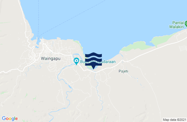 Mappa delle Getijden in Tanabara, Indonesia