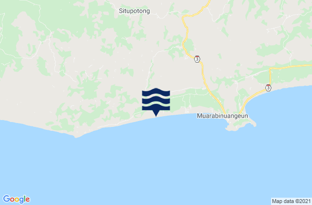 Mappa delle Getijden in Tanjungan, Indonesia