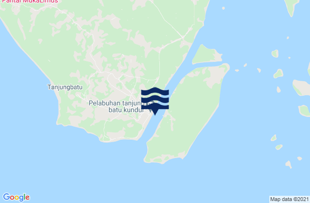 Mappa delle Getijden in Tanjungbatu, Indonesia
