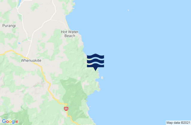 Mappa delle Getijden in Tapuaetahi Bay (Boat Harbour), New Zealand