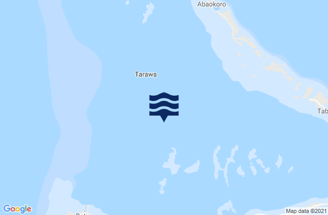 Mappa delle Getijden in Tarawa, Kiribati