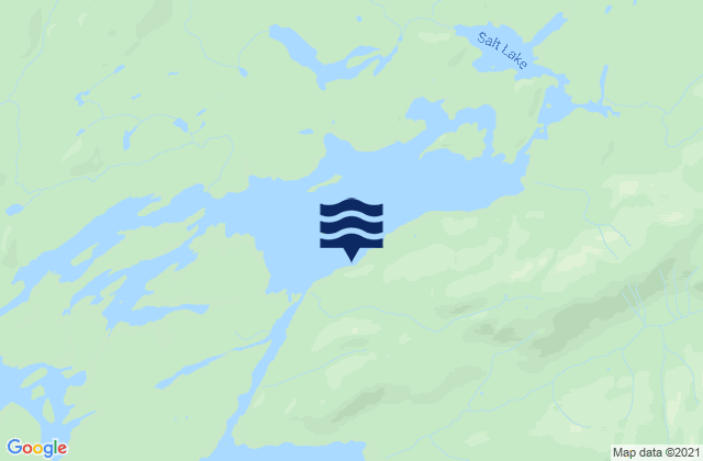 Mappa delle Getijden in Target Island Mitchell Bay, United States