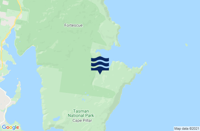 Mappa delle Getijden in Tasman Peninsula, Australia