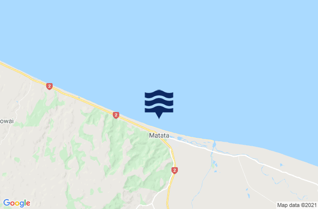 Mappa delle Getijden in Te Awa a te Atua Beach, New Zealand