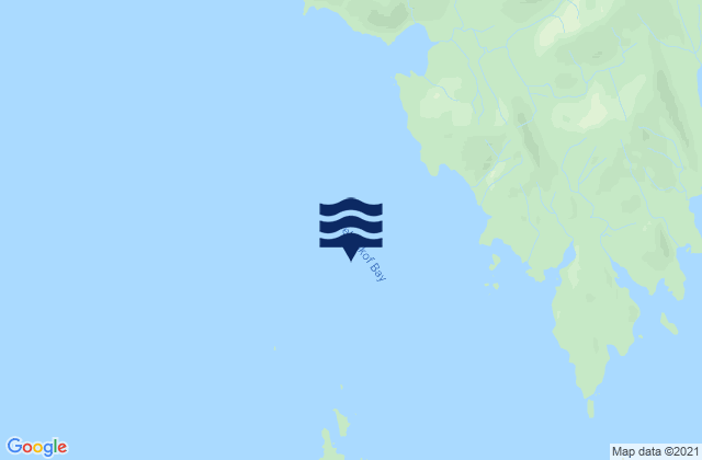 Mappa delle Getijden in Tebenkof Bay, United States