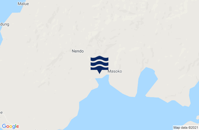 Mappa delle Getijden in Temotu Province, Solomon Islands