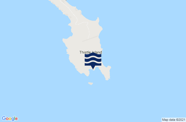 Mappa delle Getijden in Thistle Island, Australia