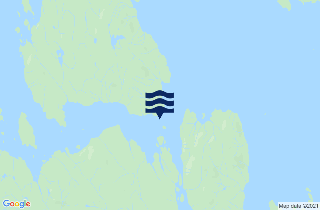 Mappa delle Getijden in Thorne Island Whale Passage, United States