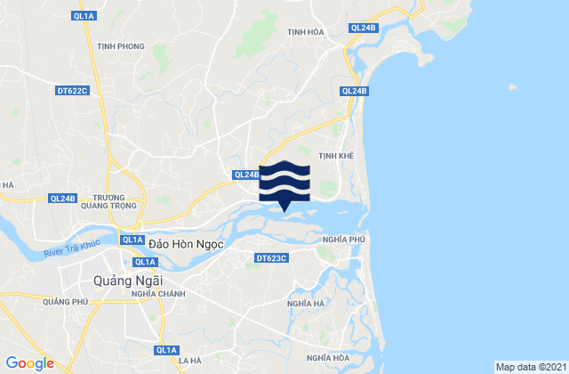 Mappa delle Getijden in Thành Phố Quảng Ngãi, Vietnam