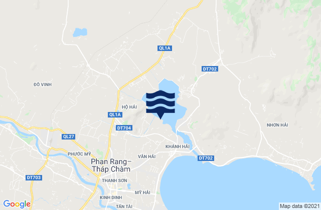 Mappa delle Getijden in Thị Trấn Khánh Hải, Vietnam