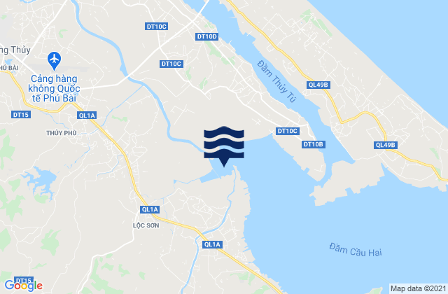 Mappa delle Getijden in Thị Xã Hương Thủy, Vietnam