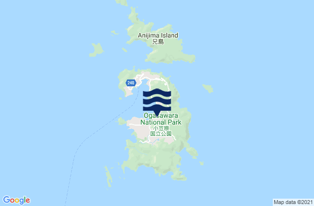 Mappa delle Getijden in Titi Sima, Northern Mariana Islands