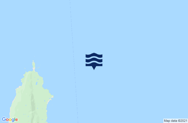 Mappa delle Getijden in Tonki Cape east of, United States