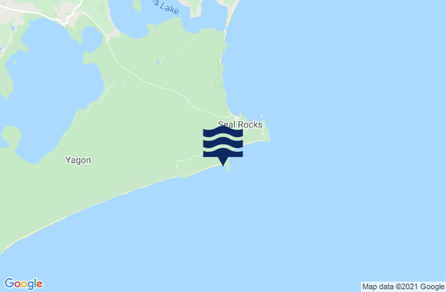 Mappa delle Getijden in Treachery Head, Australia