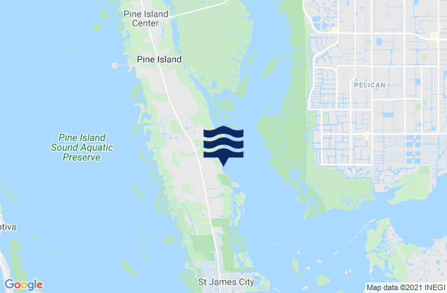 Mappa delle Getijden in Tropical Homesites Landing (Pine Island), United States
