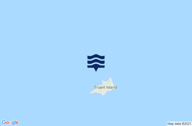 Mappa delle Getijden in Truant Island, Australia