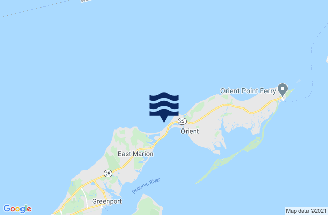 Mappa delle Getijden in Truman Beach, Long Island Sound, United States