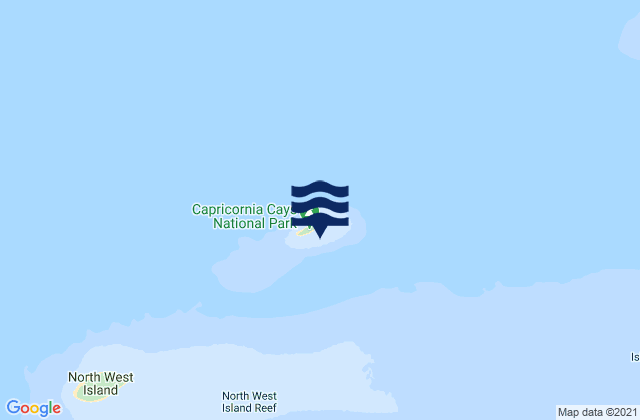 Mappa delle Getijden in Tryon Islet, Australia