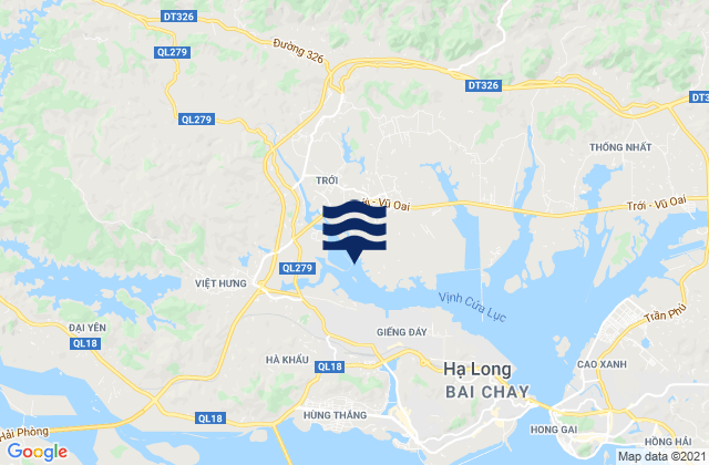 Mappa delle Getijden in Trới, Vietnam