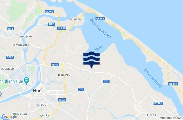 Mappa delle Getijden in Tỉnh Thừa Thiên-Huế, Vietnam