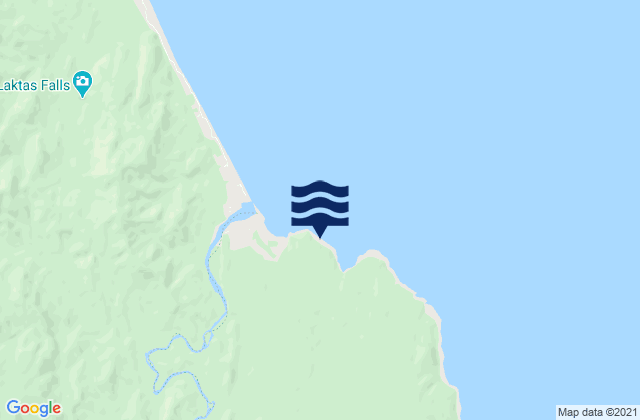 Mappa delle Getijden in Umiray River Entr (Dingalan Bay), Philippines