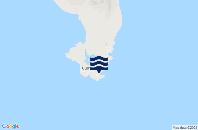 Mappa delle Getijden in Uummannaq, Greenland