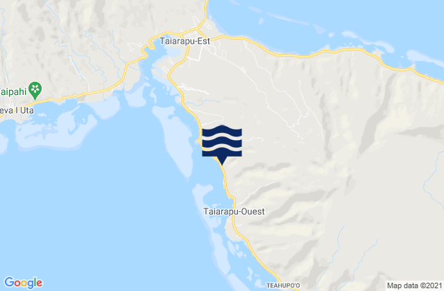 Mappa delle Getijden in Vairao, French Polynesia