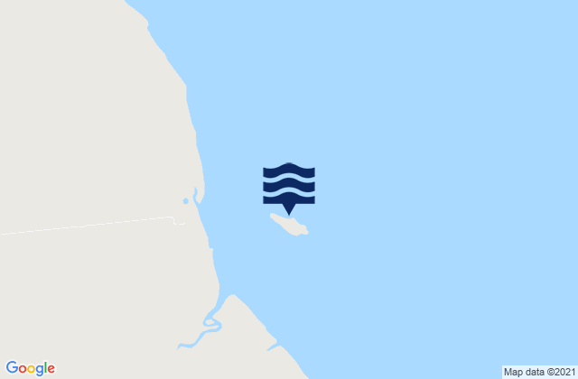 Mappa delle Getijden in Valentine Island, Australia