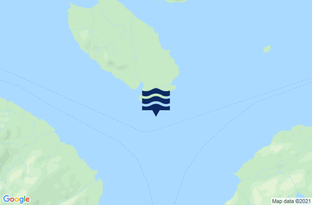 Mappa delle Getijden in Vank Island off Neal Point, United States