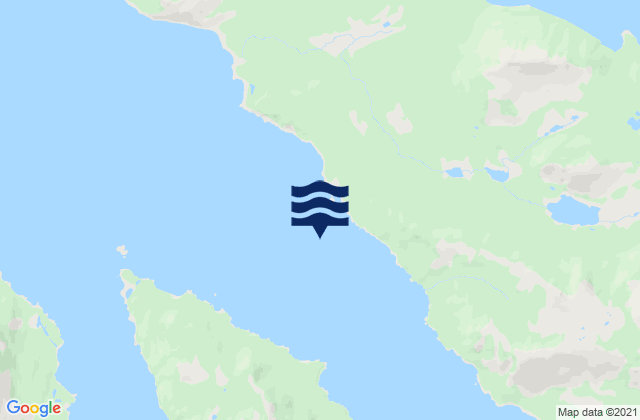 Mappa delle Getijden in Viekoda Bay, United States