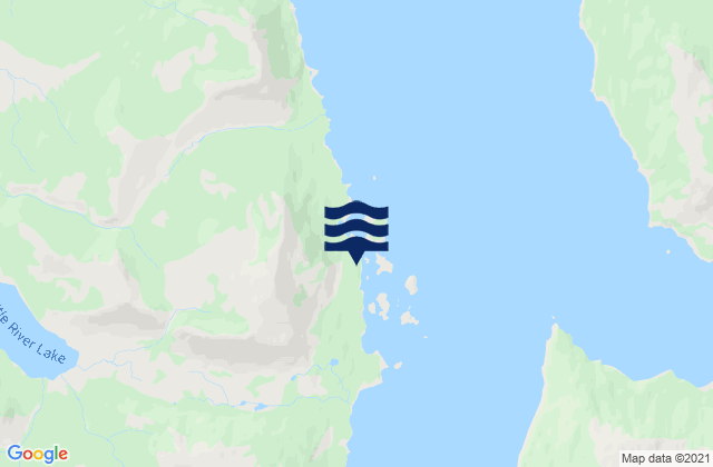 Mappa delle Getijden in Village Islands, United States