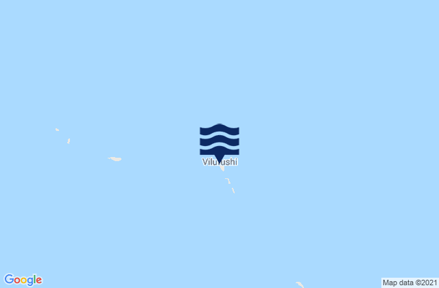 Mappa delle Getijden in Vilufushi, Maldives