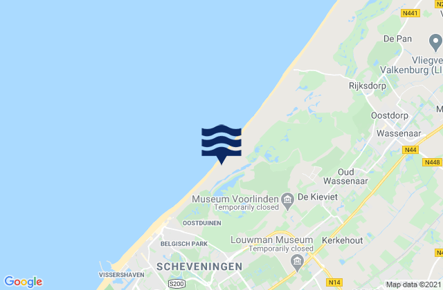 Mappa delle Getijden in Voorburg, Netherlands